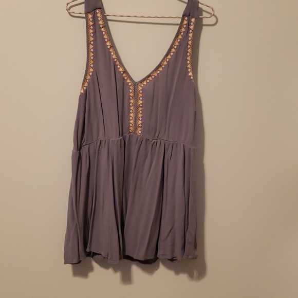 torrid Tops - Torrid Gauze V-Neck Hi-Lo Top